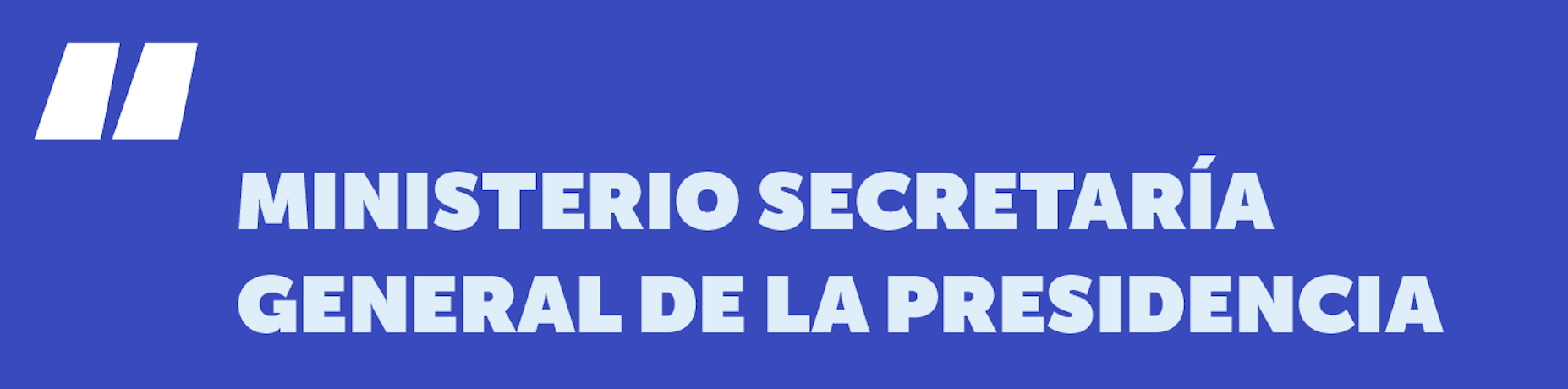 Ministerio Secretaría General de la Presidencia